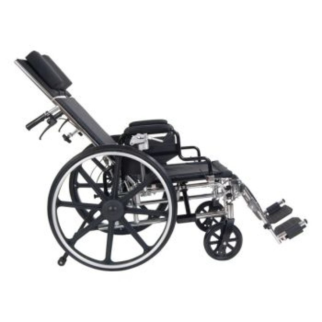 Viper Plus GT Reclining Wheelchair, 20", Full Arms