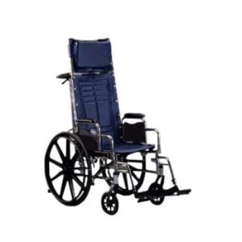 TRSX5 Lightweight Recliner Wheelchair 22" x 16" Full Length Arms