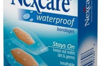 3M Nexcare Waterproof Bandage Assorted Sizes 50 Count