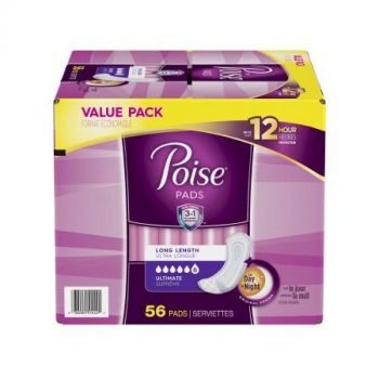 With up to 12 hours of protection, you can trust the original design of Poise Ultimate Absorbency, Long Pads to handle unexpected gushes from light bladder leakage