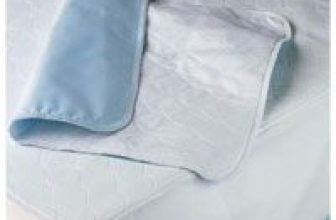 Whitestone Corp Dignity® Quilted Chair and Bed Underpad 17" x 20", White, Reusable