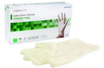 McKesson Confiderm CL Latex Exam Glove Textured Medium, 1000 per Case