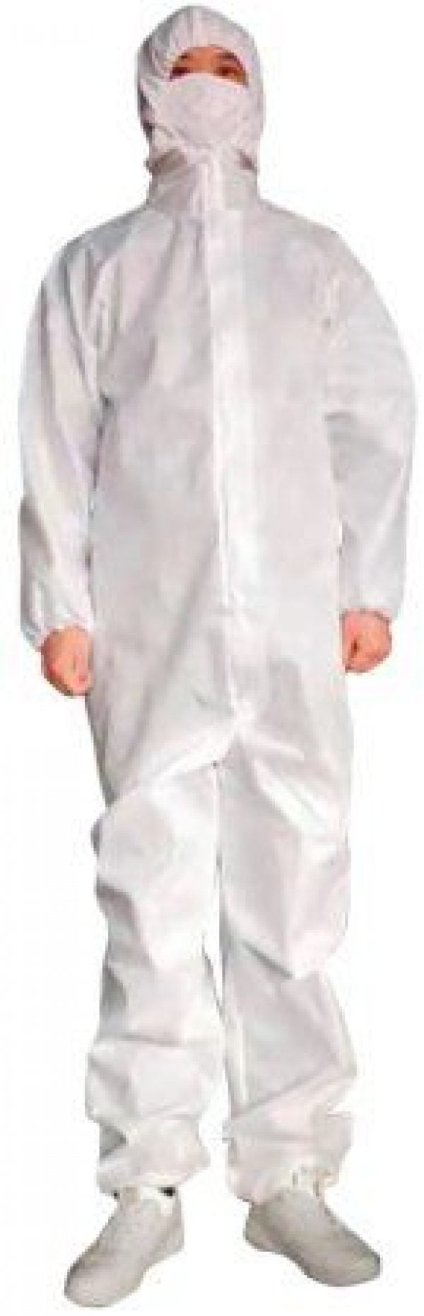 Cypress Disposable Coverall, White, X-Large, Case of 50