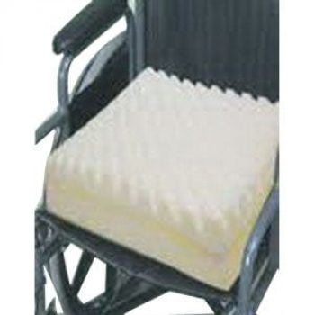 Waffle Foam/Gel Seat Cushion,W/Cover,18"X20"X2 1/2