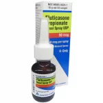 Fluticasone nasal (for the nose) is used to treat nasal congestion, sneezing, runny nose, and itchy or watery eyes caused by seasonal or year-round allergies.