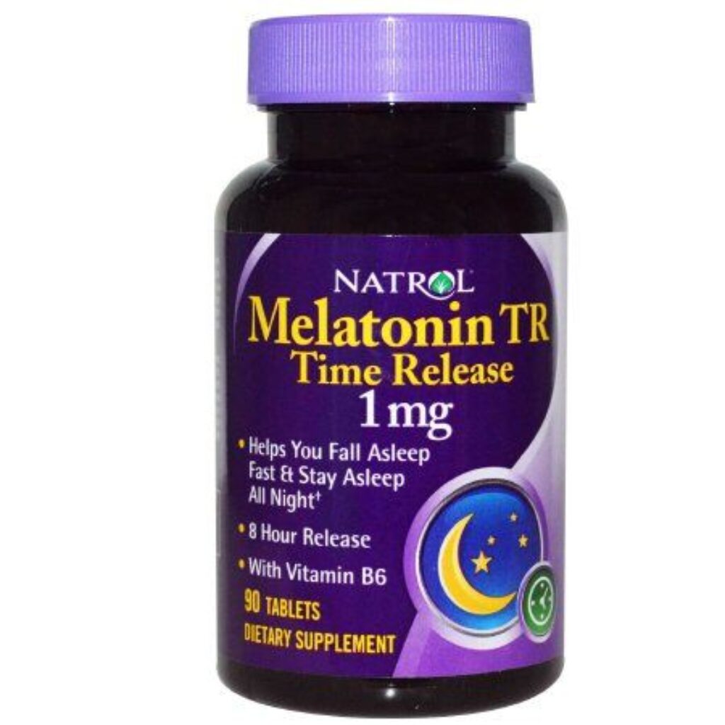 1 mg strength Melatonin, also known as N-acetyl-5-methoxy tryptamine, is a hormone produced by the pineal gland which regulates sleep and wakefulness