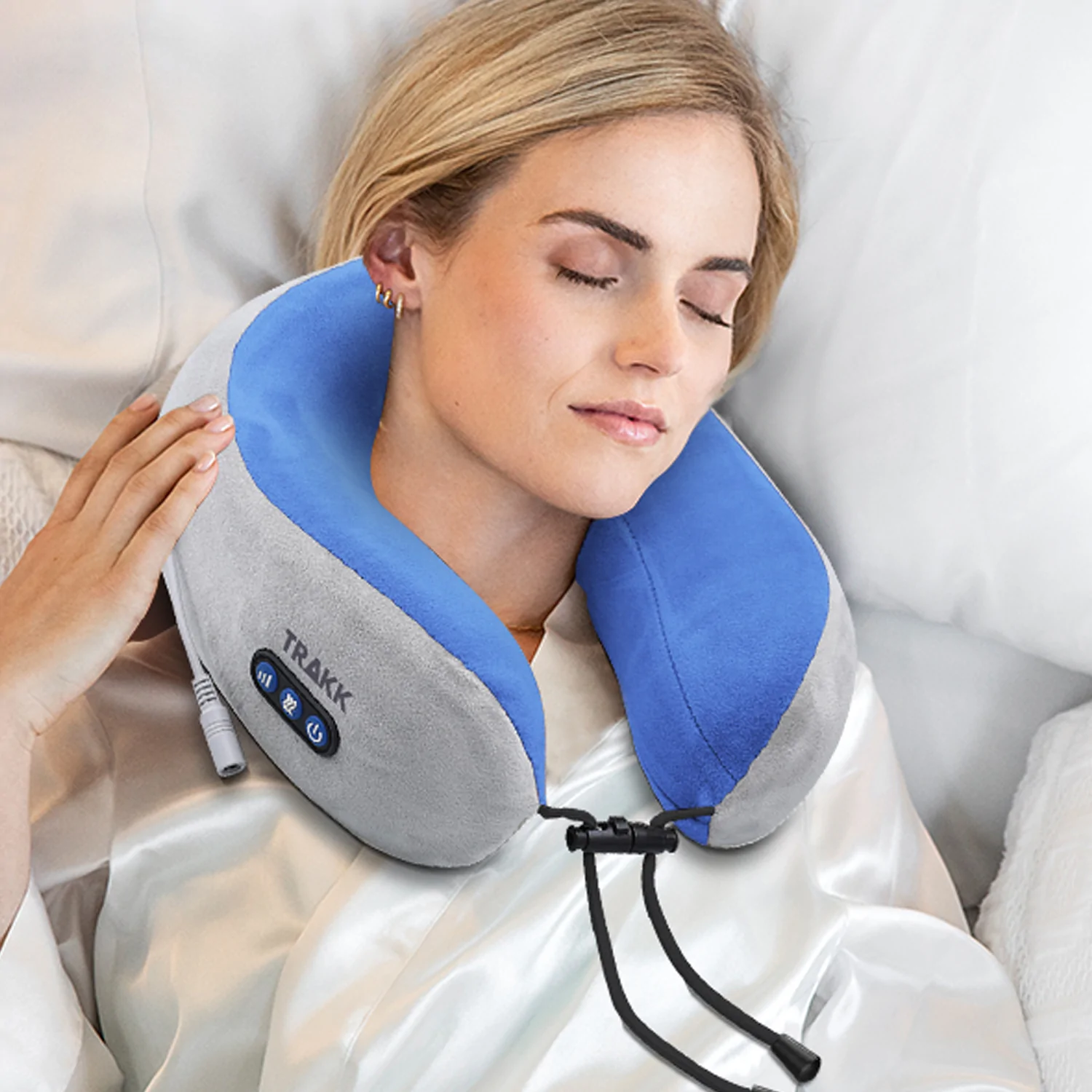 TRAKK U-Shape Travel Wireless Massage Pillow