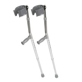 Medline Forearm Crutches, Adult