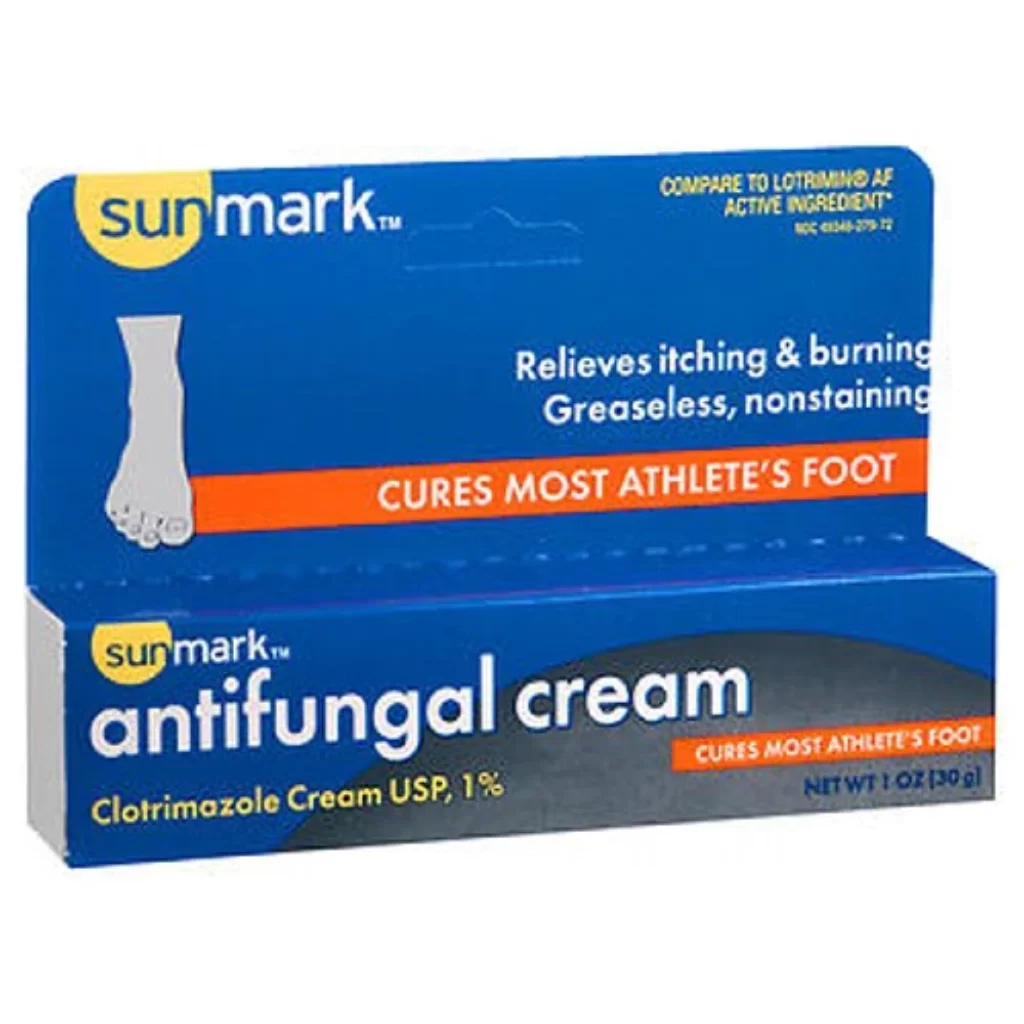 Sunmark Antifungal Cream Clotrimazole 1% 1 Oz By Sunmark