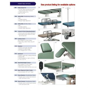 Exam Table with Stirrups,