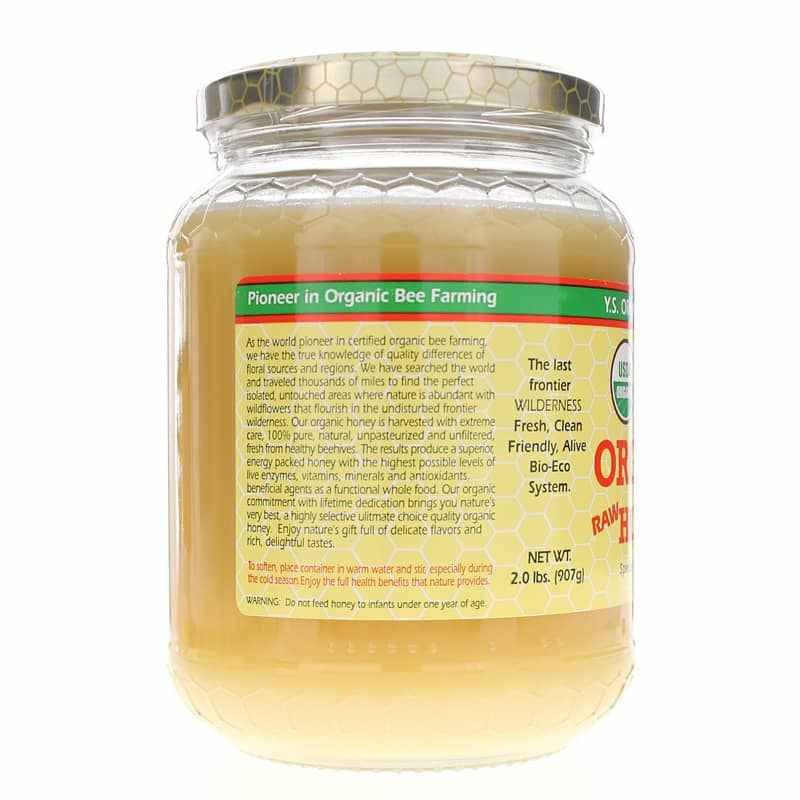 Unpasteurized Organic Honey