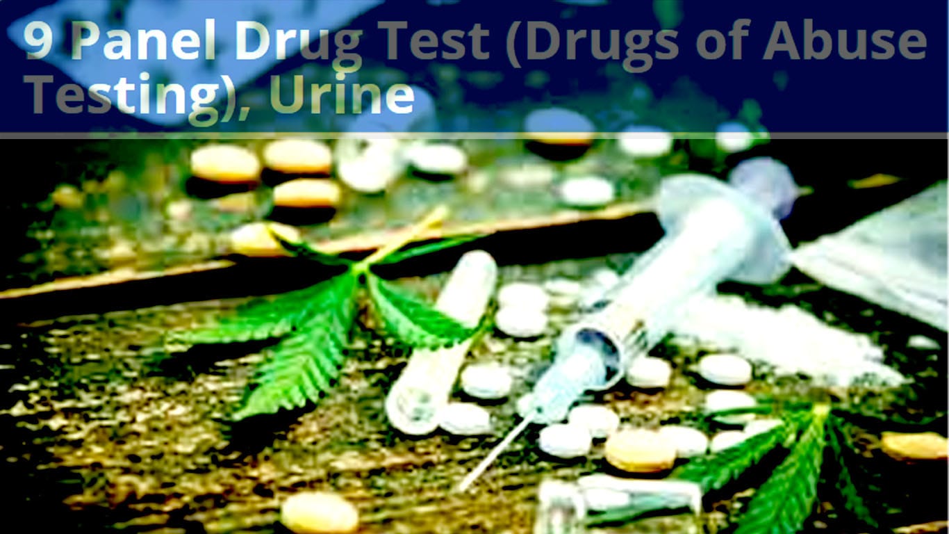 9 Panel Drug Test (Drugs of Abuse Testing), Urine