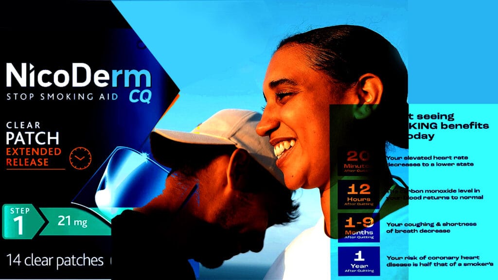 Nicoderm CQ Patch Stop Smoking Aid, 21 mg, 14 Each / Pack