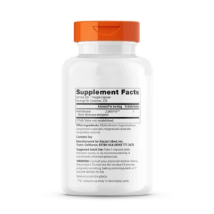 Melatonin Sleep Support Tablets - 3mg 14 Doctor's Best Nattokinase