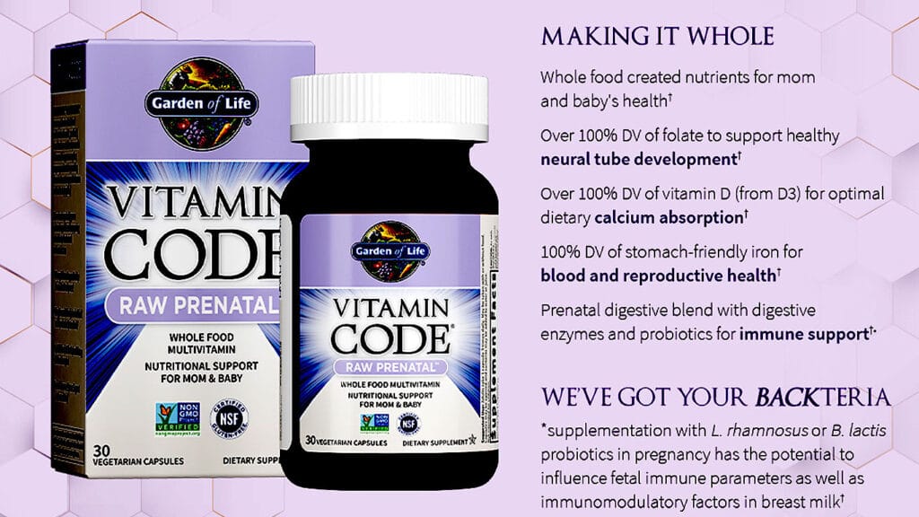 Vitamin Code Raw Prenatal Multivitamin