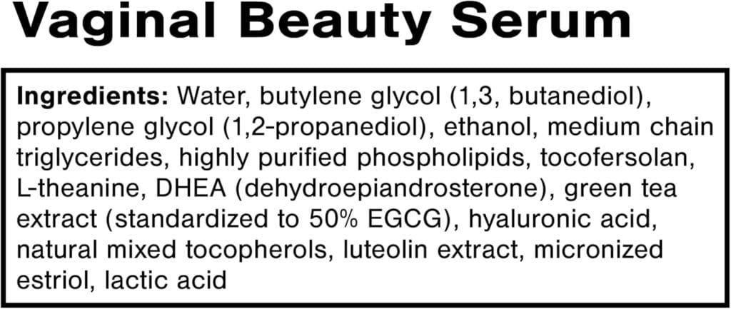Vaginal Beauty Serum
by Quicksilver Scientific