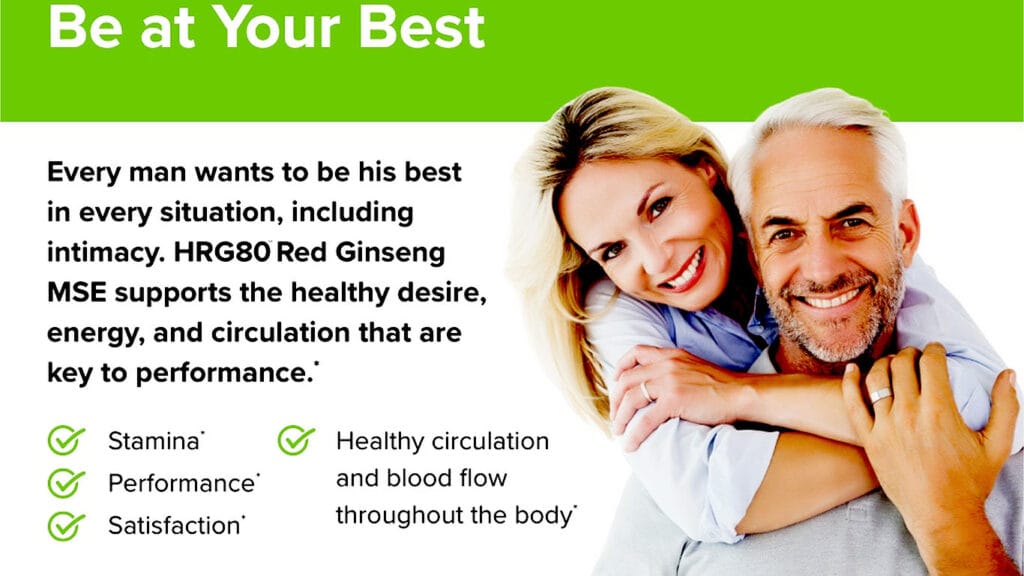 Red Ginseng HRG80 Male Sexual Enhancement