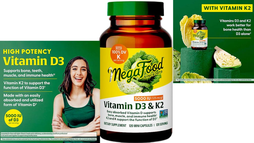 MegaFood Vitamin D3 5000 IU