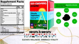 Sun Chlorella Powder Green Algae Superfood Supplement