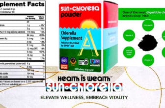 Sun Chlorella Powder Green Algae Superfood Supplement