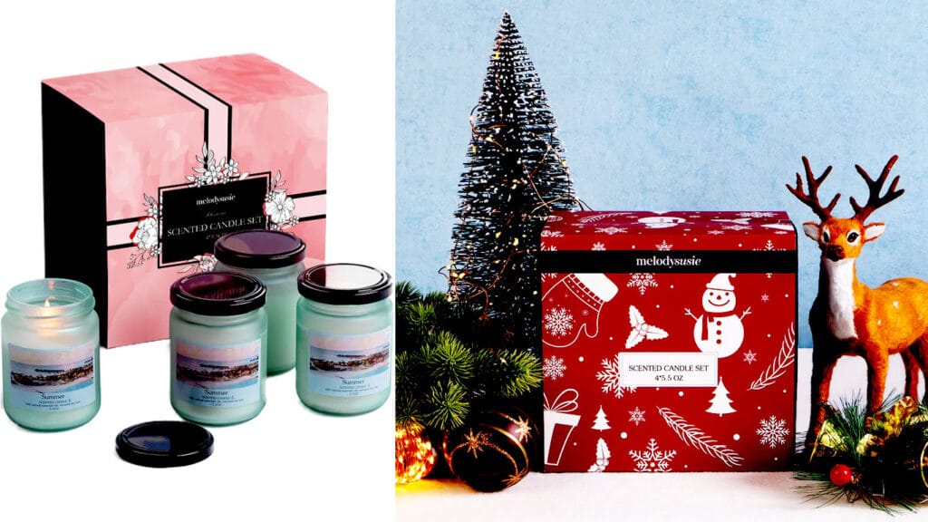 Christmas Holidays Gift Seasonal Scented Candle Set 1 Christmas Holidays Gift Seasonal Scented Candle Set