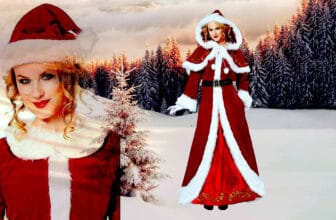 Mrs. Claus Premium Gold Trimmed Adult Costume