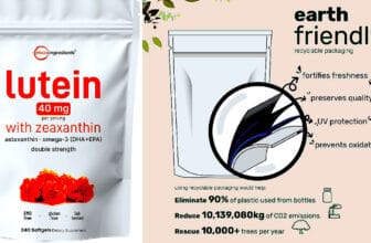 Micro Ingredients Lutein & Zeaxanthin 40mg Softgels