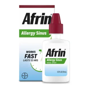 Bayer Afrin Allergy Sinus Oxymetazoline HCl Nasal Spray