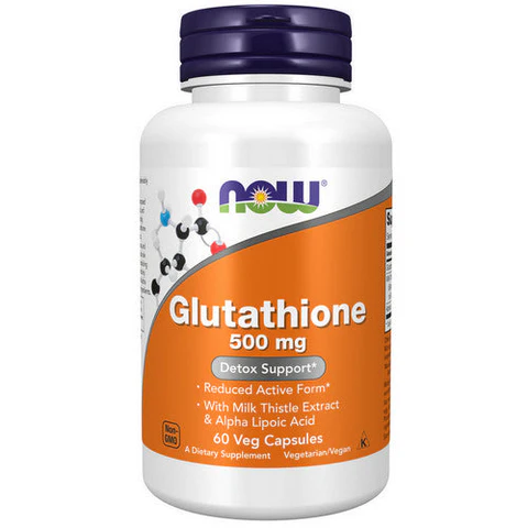 Now Foods, Glutathione, 500 mg, 60 Vcaps - Image 2