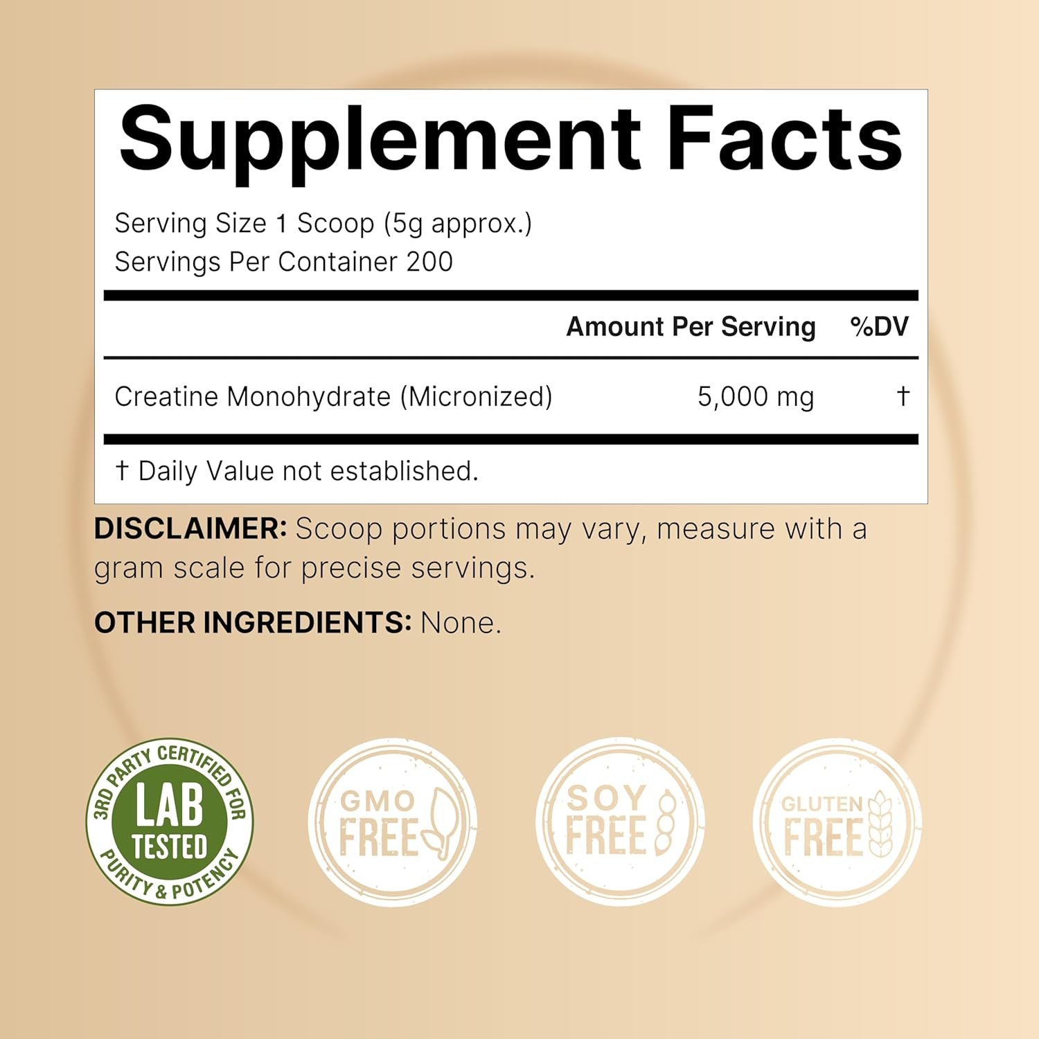 NatureBell Creatine Monohydrate Powder 1,000g,