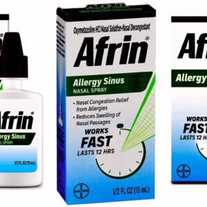 Bayer Afrin Allergy Sinus Oxymetazoline HCl Nasal Spray
