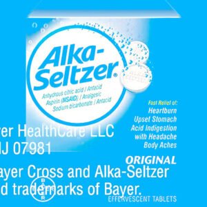 Bayer Alka-Seltzer Buffered Aspirin Effervescent Tablets Original
