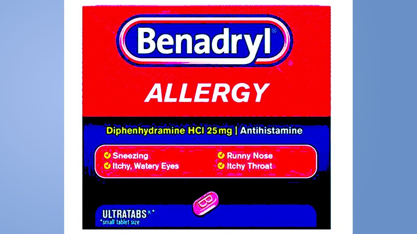 Benadryl, Allergy Plus Congestion Ultra, 24 Tabs