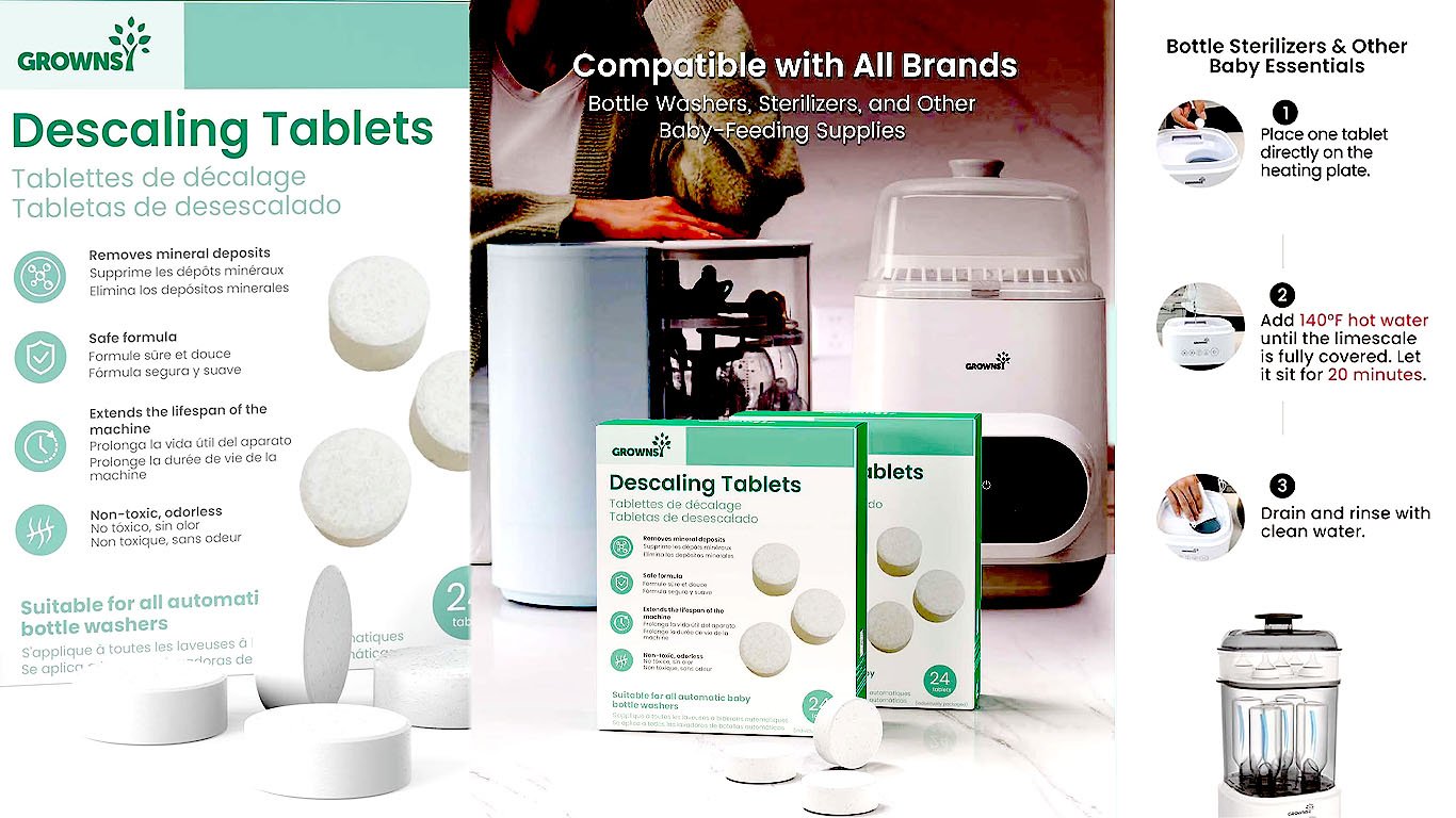 Grownsy Descaling Tablets Descaler