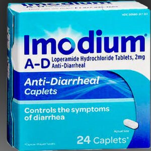 Imodium, A-D Loperamide Hydrochloride Anti-Diarrheal Caplets, 2 Mg, 24 Tabs