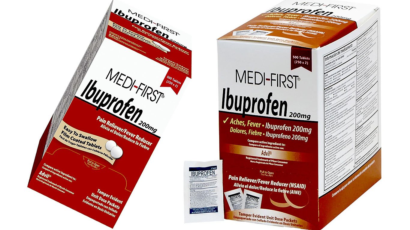 Medique Products Medi-First Ibuprofen Pain Relief (250/BX)