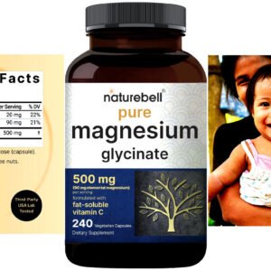 Naturebell Pure Magnesium Glycinate 500mg