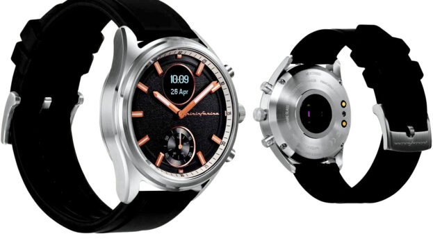 Pininfarina by Globics Sintesi Sport Hybrid Smartwatch (44mm) Luna Steel
