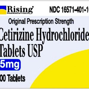 Rising Pharmaceuticals Prescription Strength Tablets, 5 mg, for Allergy Relief