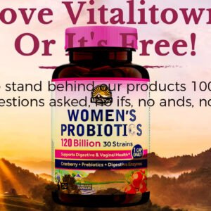 Vitalitown Probiotics for Women 120 Billion CFUs