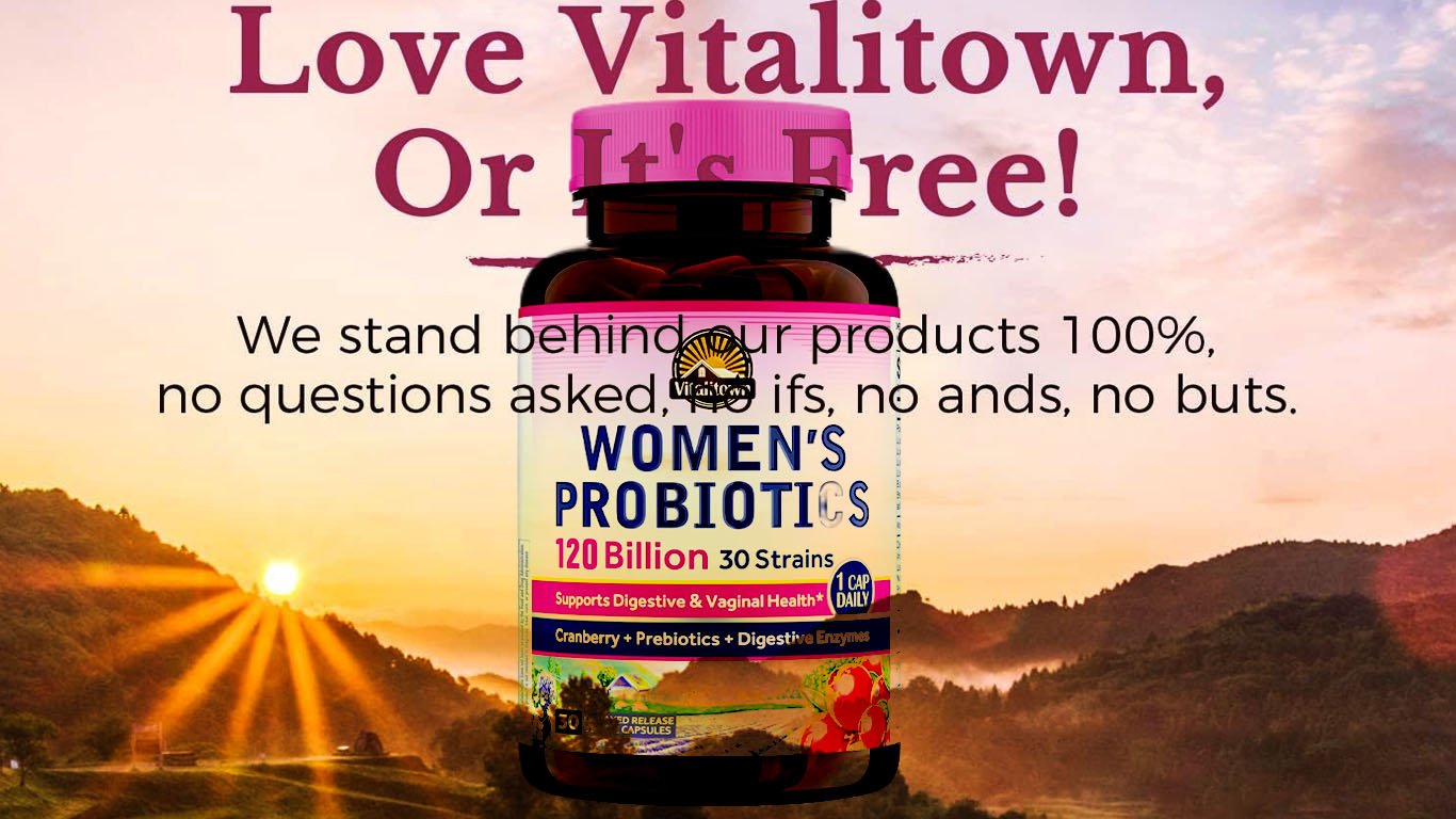 Vitalitown Probiotics for Women 120 Billion CFUs