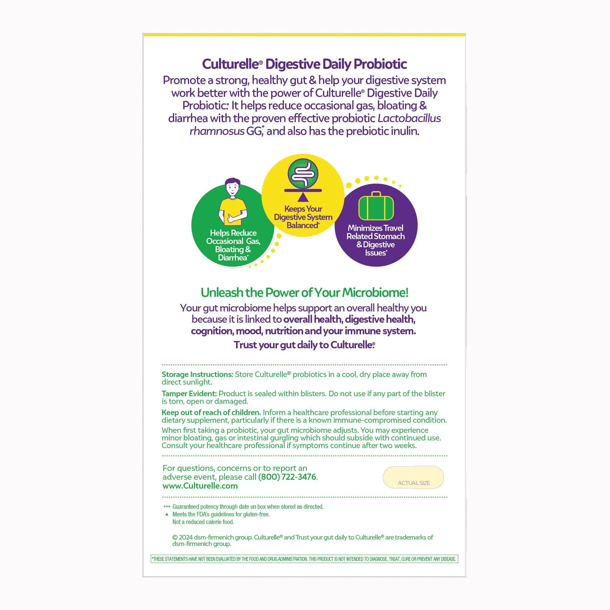 i-Health Inc Culturelle Digestive Daily Probiotic Vegetarian Capsules (24/CS) - Image 4