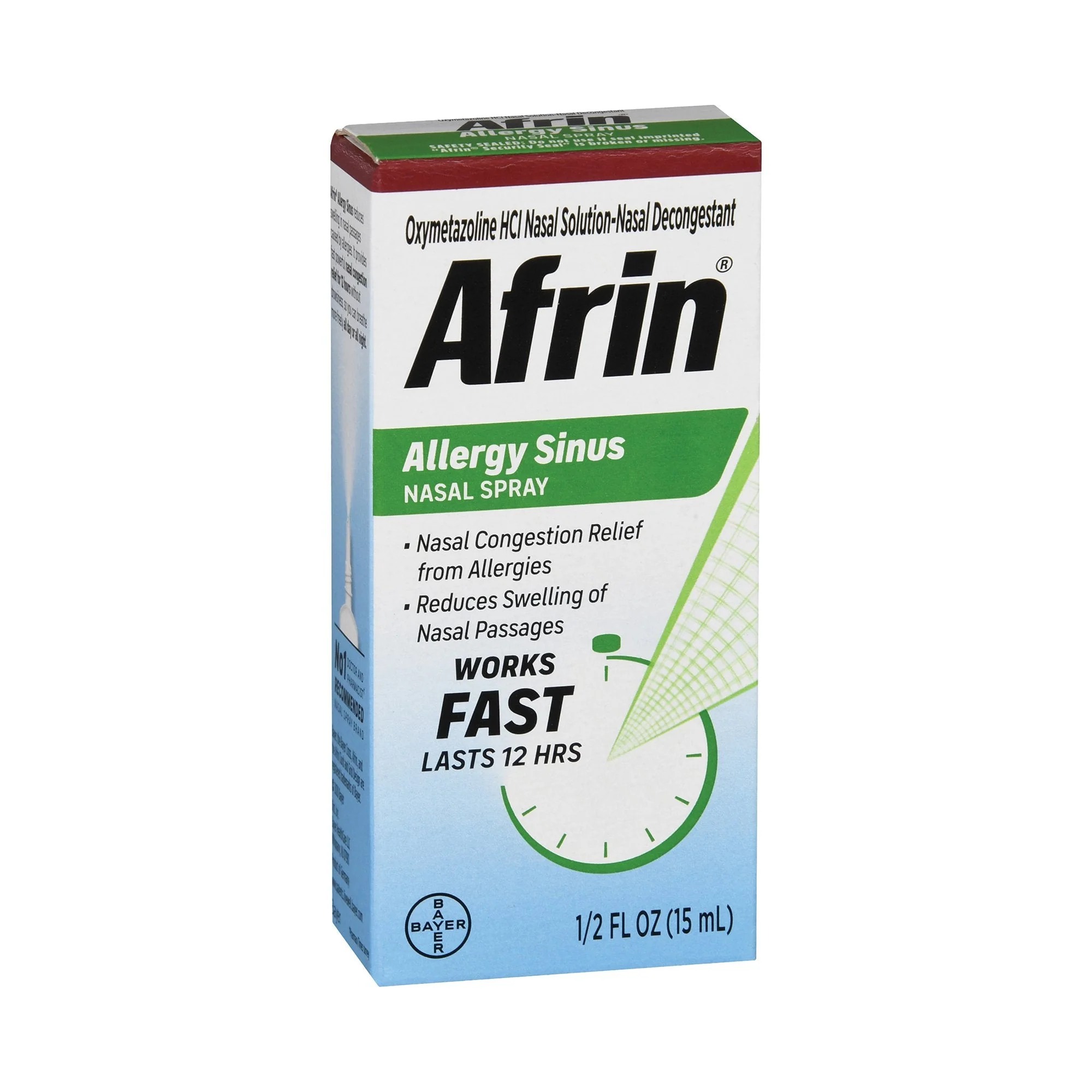 Bayer Afrin Allergy Sinus Oxymetazoline HCl Nasal Spray
