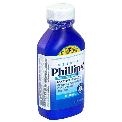 Bayer Phillips' Milk of Magnesia Magnesium Hydroxide Laxative