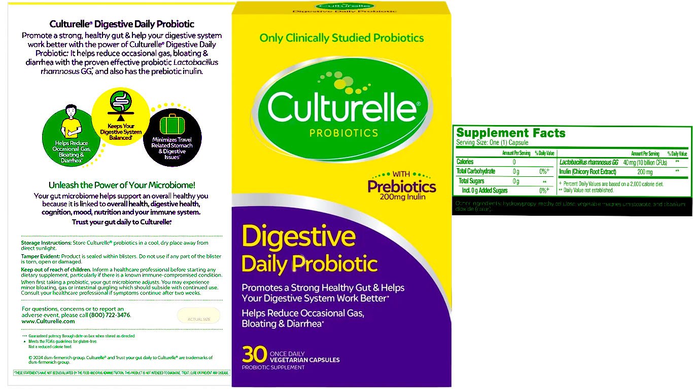 i-Health Inc Culturelle Digestive Daily Probiotic Vegetarian Capsules (24/CS)