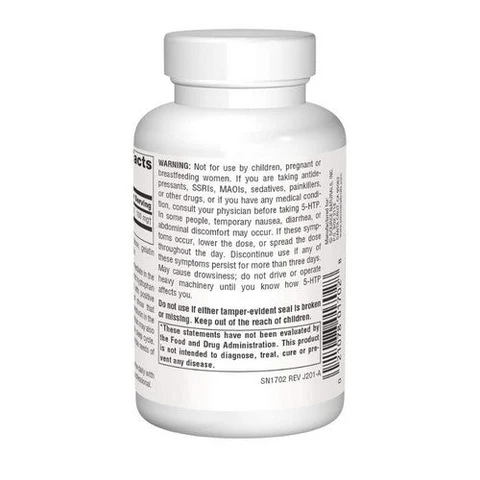 Source Naturals, 5-HTP, 50 mg, 120 caps - Image 3