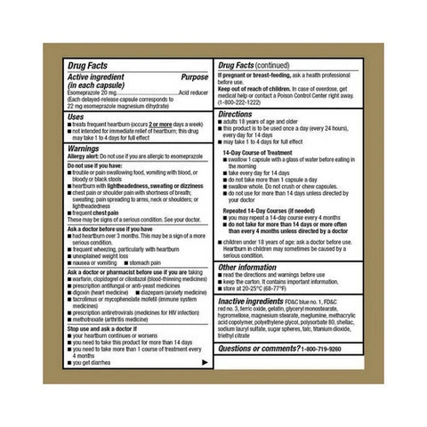 Good Sense, Esomeprazole Magnesium, 20 Mg, 28 Tabs