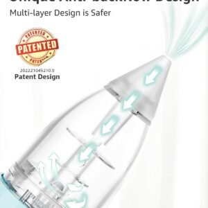 GROWNSY Nasal Aspirator for Baby, Electric Nose Sucker with Protection Mode