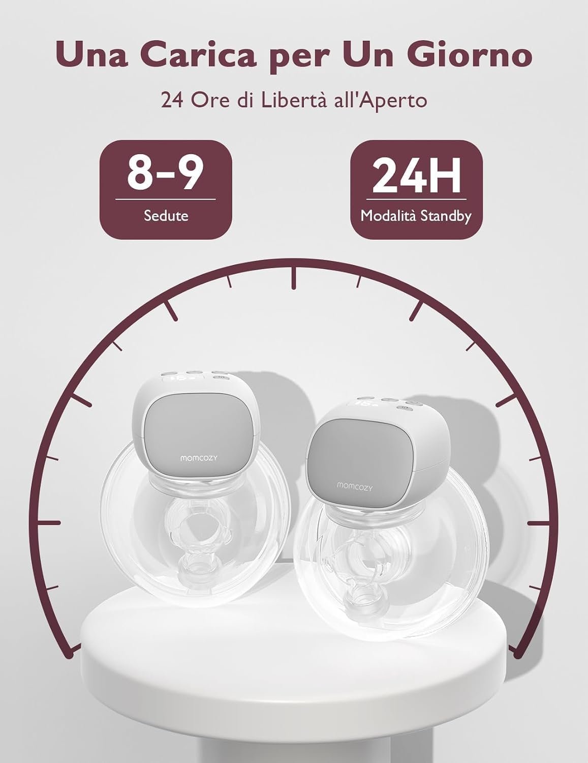 Momcozy S9 Pro Electric Breast Pump Wearable Hands Free 24 mm 285 mmHg - Image 4