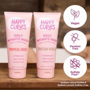 HAPPY CURVES Feminine Wash - pH Balanced Cleanser